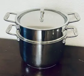 11644899813 Groupe Seb All-clad Specialty Stainless Steel Stockpot Multi-pot And Strainer 3 Piece 6qt