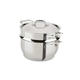 2100078498 Groupe Seb E414s564 Stainless Steel Steamer Cookware 5-quart Silver