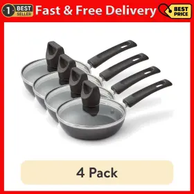 Groupe Seb Usa 744759915023 4 Pack T-fal Easy Care Nonstick Cookware Covered One Egg Wonder Fry Pan
