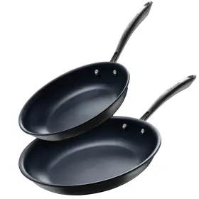 Guy Fieris Flavortown 810115942276 Laser Titanium 2 Pcs Fry Pan Set 8.5 Inch And 10 - Non-st