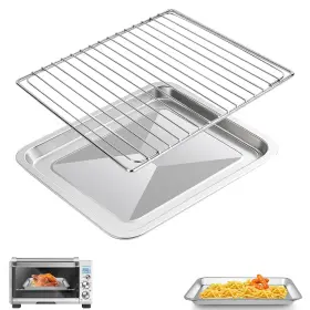 Bov845bss Gwysy 797465078018 Air Fryer Baking Pan And Grill Rack Set For Breville 14 X 11.6 &ttt