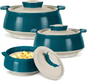 Cthfftk175mrgr0008 Hamilton Housewares Pvt Ltd Milton Casserole For Hot Food Double Walled Insulated Inner Stainless Steel