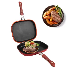 Haofy3cpr7yzq0f136 Haofy Frying Pan Double Sided Grill 28 Cm Kitchen Pancake Omelette Tr