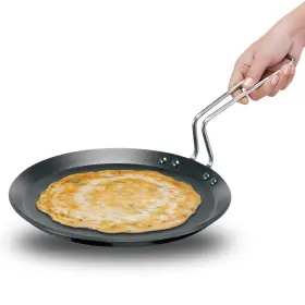 Hawkins 718768605671 Futura 26 Cm Flat Tava Non Stick Tawa With Stainless Steel Handle Induction
