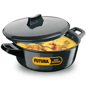 Hawkins 798527485171 Hawkins/futura Hard Anodised Cook And Serve Stewpot/bowl 3-liter 3.17 Quarts