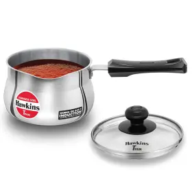 Hawkins 901165163222 Stainless Steel Tpan 1.5l With Glass Lid