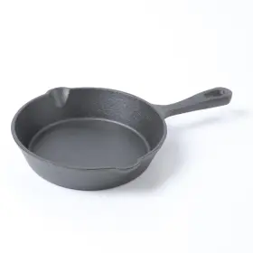 Dia.6 Hawok 748528756848 Mini Pre- Seasoned Cast Iron Skillet Inch Round Pan Server Fr