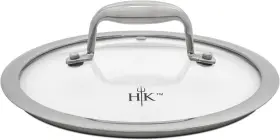 Hells Kitchen 811894031816 Tempered Glass 8 Inch Pan Lid Steam Vented Dishwasher Safe Used