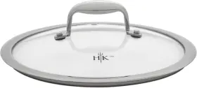 Hells Kitchen 811894031823 Tempered Glass 9.5 Inch Pan Lid Steam Vented Dishwasher Safe Used