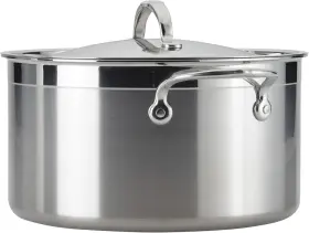 Hestan 051153315671 Probond Clad Stainless Steel 8 Quart Covered Stockpot
