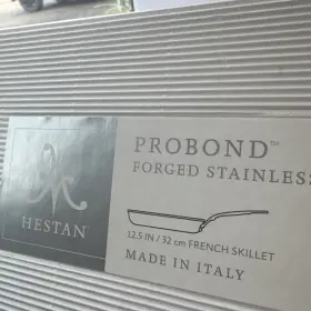 Hestan 051153315763 Probond Forged Stainless French Skillet 12.5in