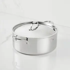 Hestan 051153317972 Probond Luxe Polished Stainless Steel 9-quart Rondeau W Lid New In Box