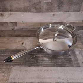 Hestan 190806305642 Cue Smart Chef Stainess Steel All In One Pan 5.5 Quarts