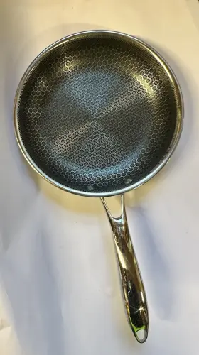 Hex8pan Hexclad 445007415434 Hybrid Nonstick 8 Inch Frying Pan Stay-cook Handle Dishwasher Oven Safe Vgc