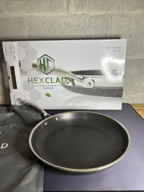 Hex12pan Hexclad 859006007021 Hybrid Non-stick 12-inch Frying Pan -
