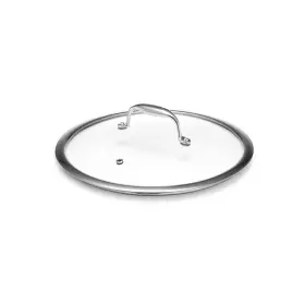 Hexclad 859006007052 Tempered Glass Lid 10-inch Designed For Hybrid Cookware Steam Vented Dish