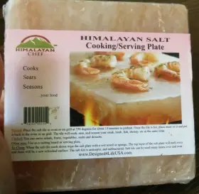 Himalayan Chef 858560002152 Salt Block Grilling Slab Size 6 X 1 Bbq Cooking Stone Plate