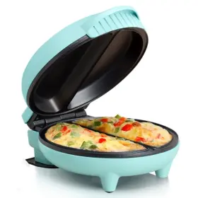 Holstein Housewares 372426508805 Non-stick Omelet And Frittata Maker Mint/stainless Steel - Makes 2 Individua