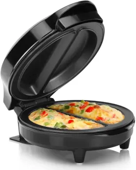 Hh-0937012ss Holstein Housewares - Non-stick Omelet And Frittata Maker Stainless Steel Makes