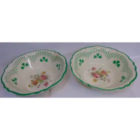 G53-n8 Homer Laughlin Virginia Rose Vintage Serving Bowl Roses G53 N8 N53 Rare 1920s