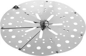 Fbacww0022 Homesogood Stainless Steel Adjustable Drop Lid Multi-function Folding Cooking