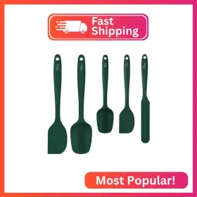 Ssgr5 Hotec 600 Heat Resistant Bpa-free Silicone Rubber Spatula Set Kitchen Cooking S