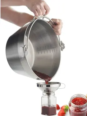 I Kito 614251655720 Jam Making Maslin Pan Stainless Steel Preserve Pot And Handle Bucket Camping