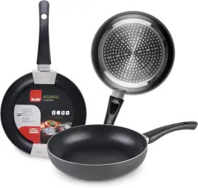 Ibili 411922077780 Indubasic Frying Pan Aluminium Black 16 X 6 Cm