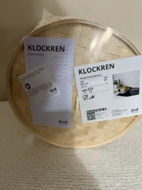 704.491.81 Ikea New Klockren Bamboo Steamer 5.0 L 5 Qt
