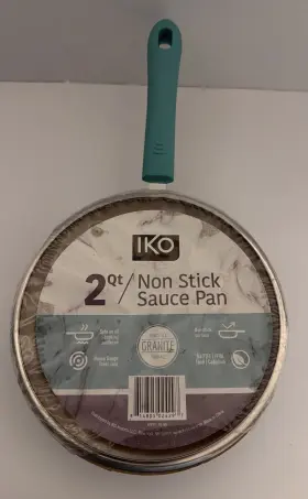 O245 Iko 814805024297 New 2 Quart Teal Non-stick Granite Surface Pan
