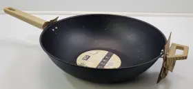 Iko 814805024327 D 14 Inch Granite Non Stick Wok Black Pan