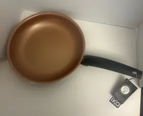 Cun0130bk Iko 10 Inch Copper Collection Ceramic Fry Pan One Size Non-stick Eco-friendly