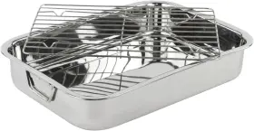 Mw1418 Imperial Home Lexi Stainless Steel Lasagna Roasting Pan