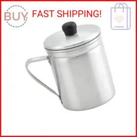 Imusa 094046700116 Usa 1.5 Quart Aluminum Grease Dispenser Silver