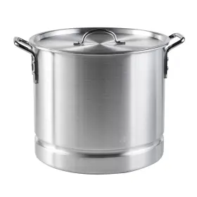 Imusa 114129819471 32 Quart Aluminum Steamer Or Stockpot With Lid And Removable Rack