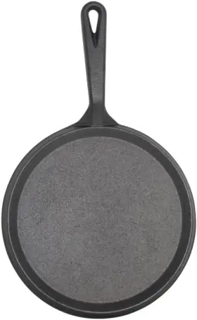Imu-186amz Imusa Usa Heavy Duty Tortilla Castiron Griddle Round Skillet Comal Para Tortillas Flat Pan