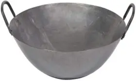 34716 Inc. 16 Inch Steel Cantonese Style Wok