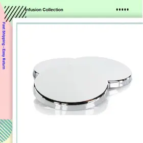 Infusion Collection 792625085042 3-pack Chrome Cover Set For Triple - Burner Buffet
