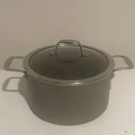 1199882 J.a. Henckels International Stock Pot With Lid Aluminum Granitium Nonstick Cookware 10 Inch