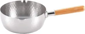 Japanbargain 720061022994 Stainless Steel Yukihira Saucepans 18cm Cooking Pot 1.7 Quart Made In Japan 4662