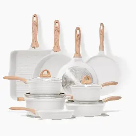 Jeetee 654538593819 23pcs Pots Pans Set Granite Coating Cookware Pfoa Free - Scratch And Dent