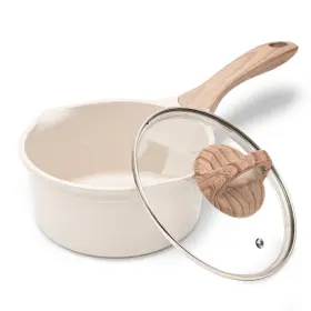 B0c1n5f761 Jeetee 1.5-quart Nonstick Saucepan With Lid Stone Coating Induction Cooktop