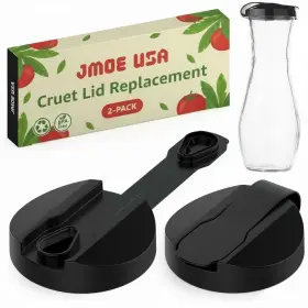 Jmoe Usa Jmoe-0162 Replacement Lids For Good Seasons Salad Dressing Cruet Glasses Foodgrade Pl