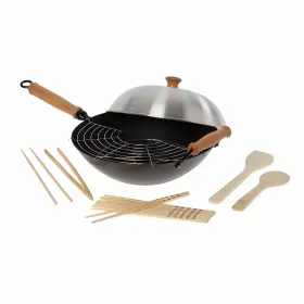 22-9938 Joyce Chen 048002229388 Chef 14 Inch 10 Piece Excalibur Non-stick Wok Set