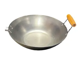 112211 Joyce Chen Carbon Steel 14 Inch Skillet Stir Fry Saut Pan Wok Replacement No Handle