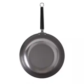 Joyce Chen 445029228272 12 Inch Silver Carbon Steel Stir Fry Pan With Ergonomic Handle