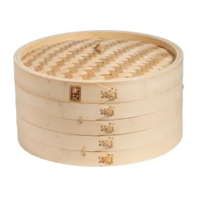 B0009xyw48 Joyce Chen 2-tier Bamboo Steamer Basket 12-inch For Healthy Cooking