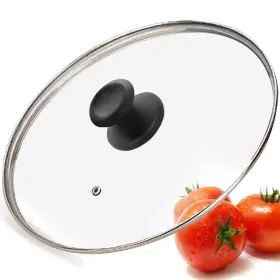 Jusraminc 792871530662 Glass Lid For Frying Pan Tempered Replacement Cover Compatible With All 12 I
