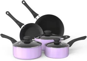 Kapas 445037159124 8 Piece Nonstick Aluminum Alloy Pot And Pan Set