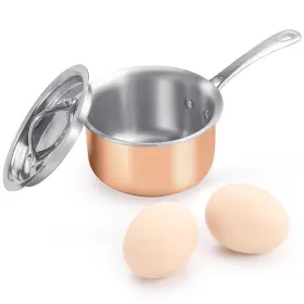 B0fvlpr7wg Kc-emier Mini Sauce Pan With Lid Tri-ply Stainless Steel Pot Stay-cool Han